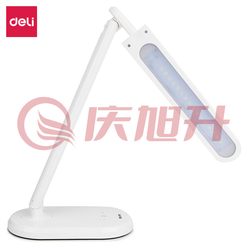 得力（deli）4300LED触控台灯(白色) 适配器 DC12V 1A SKU：QXS00894