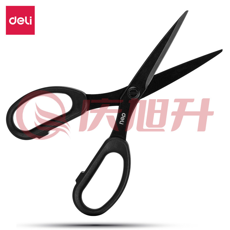 得力77790剪刀(黑色)(把) SKU：QXS00847