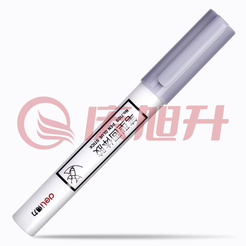 得力7109笔型固体胶(混)((1+1)支/卡) SKU：QXS00977