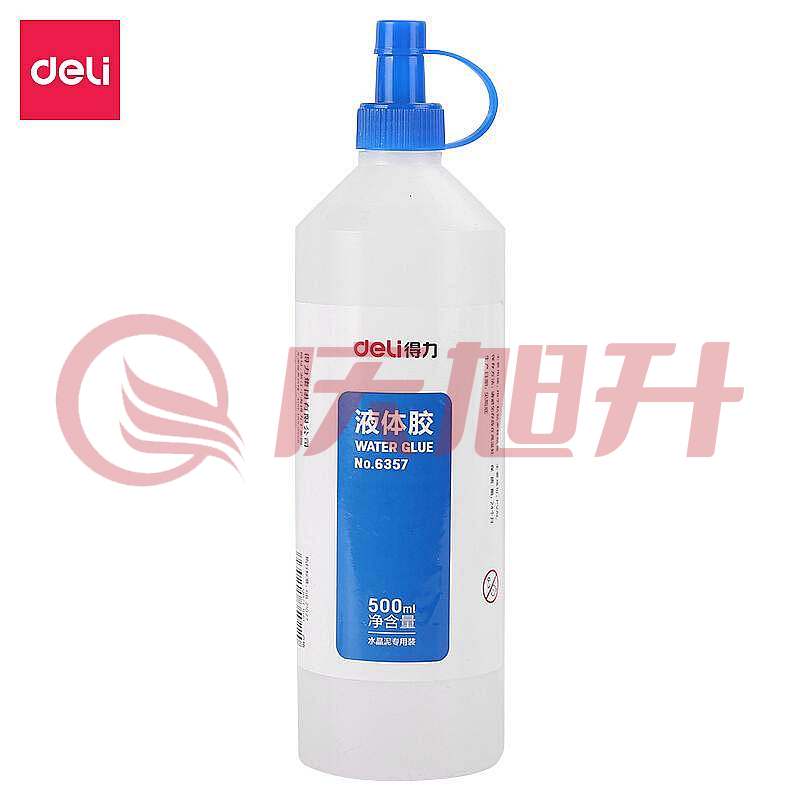 得力(deli)6357液体胶500ml/瓶(单位：瓶)透明 SKU：QXS01514