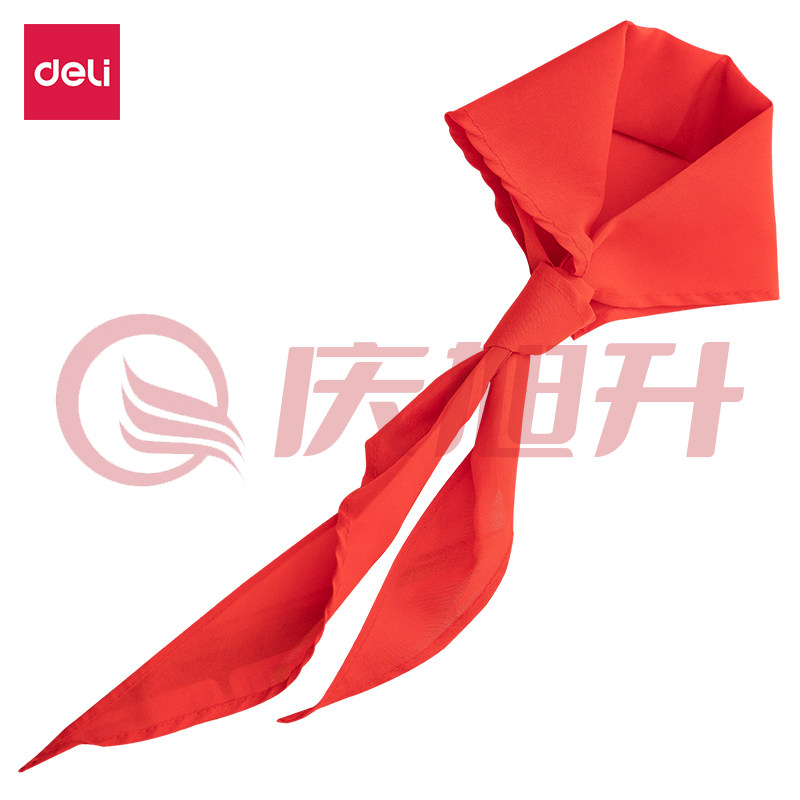 得力50550_1米涤纶红领巾(红色)(条) SKU：QXS03549