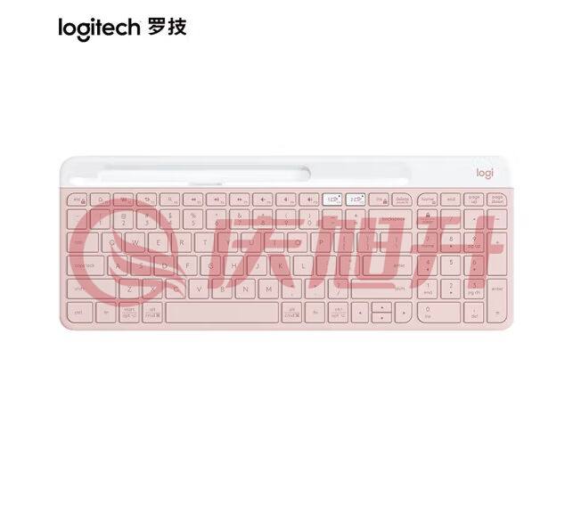 罗技（Logitech） K580 多设备键盘 无线蓝牙全尺寸办公键盘 ipad手机平板电脑键盘 粉色 SKU：QXS04011