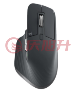 罗技(Logitech)MX Master 3S 鼠标 无线蓝牙鼠标 办公鼠标 右手鼠标 石墨黑 带Logi Bolt无线接收器 SKU：QXS04081