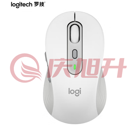 罗技（Logitech）M750M 通用版鼠标 无线鼠标 静音鼠标 对称鼠标 白色 带Logi Bolt USB接收器 SKU：QXS04065