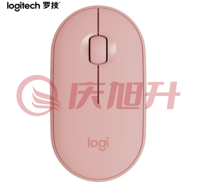 罗技（Logitech）Pebble鹅卵石 鼠标 无线蓝牙鼠标 玫瑰粉 SKU：QXS04110