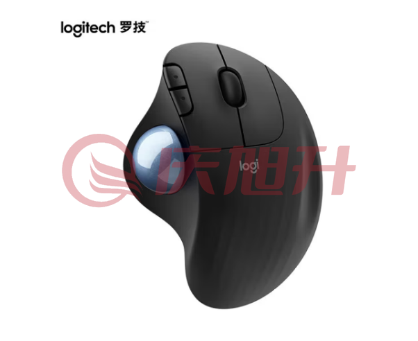 罗技（Logitech） ERGO M575无线轨迹球鼠标 专业绘图 人体工程学设计 办公鼠标 石墨黑 商用版 SKU：QXS04079