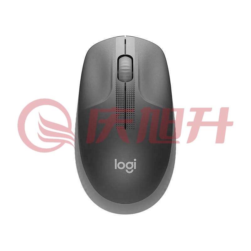 罗技(Logitech) M190全尺寸无线鼠标企业版黑 SKU：QXS04086