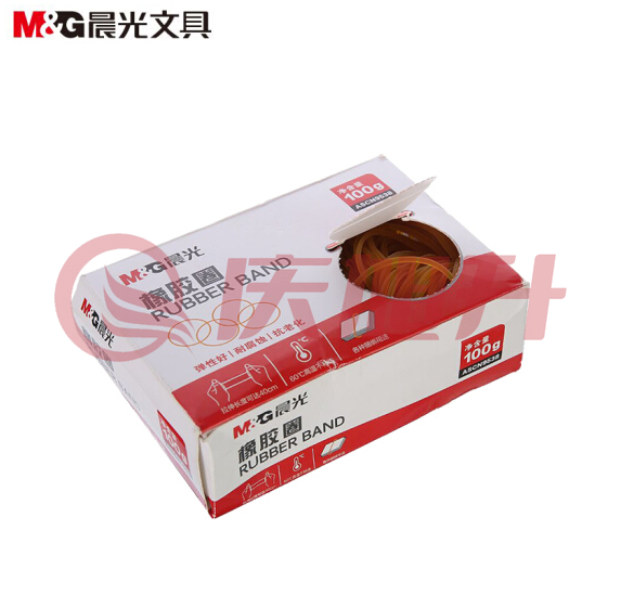 晨光ASCN9538 弹力耐磨橡皮筋橡皮圈 100g/盒 SKU：QXS04363