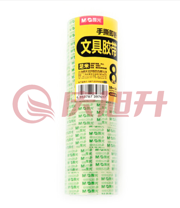 晨光 AJD97321透明胶带18mm*14Y 8卷/筒(单位:筒) SKU：QXS04591