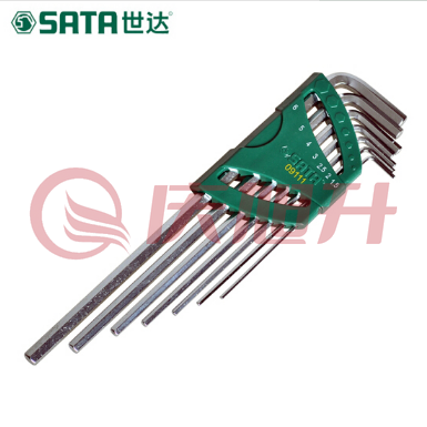 世达（SATA）7件特长内六角扳手组套货号09111 SKU：QXS05163