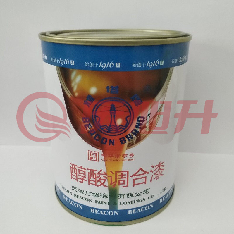 灯塔  油漆醇酸调和漆防锈防腐漆 0.8KG/桶  红色 SKU：QXS04837