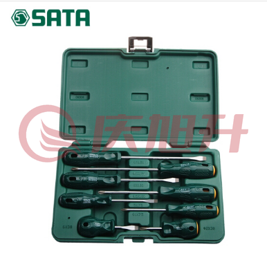 世达（SATA）8件A系列一字、十字螺丝批组套货号09306 SKU：QXS05117