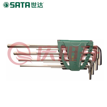 世达（SATA）12件英制特长内六角扳手组套 货号09104 SKU：QXS05162