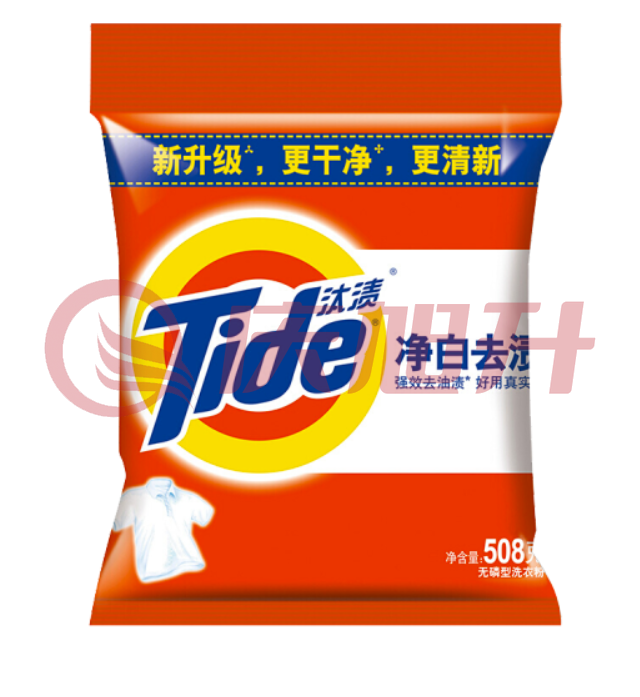 汰渍(TIDE)洗衣粉(小袋)508克/袋 12袋/箱 ID:514 SKU：QXS05982