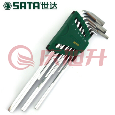 世达（SATA）9件特长内六角扳手组套 货号09103 SKU：QXS05160