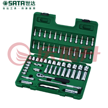 世达（SATA）58件10MM系列套筒组套货号09004 SKU：QXS05377