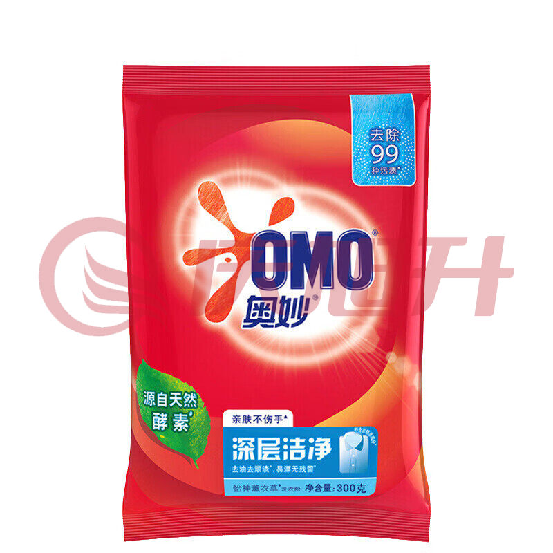 奥妙(OMO)奥妙深层洁净洗衣粉300G*5袋. SKU：QXS05950