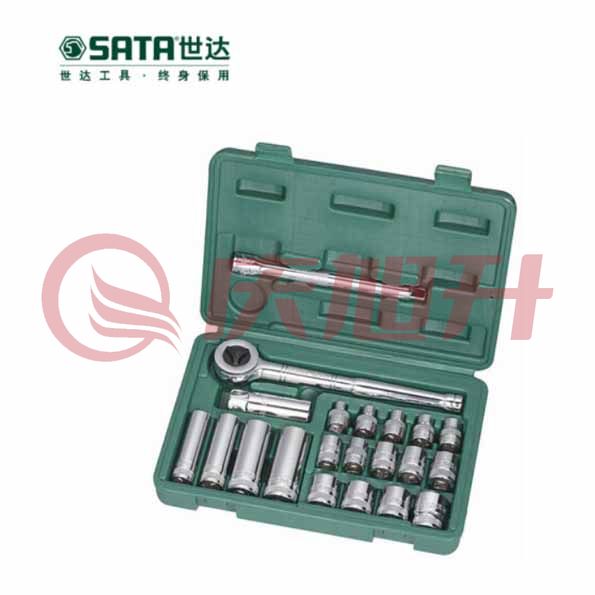 世达（SATA）21件10MM系列套筒组套货号09524 SKU：QXS05193