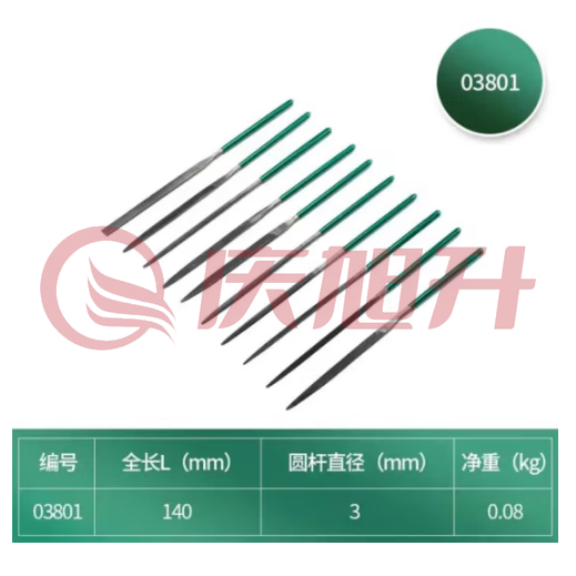 世达 10件套什锦锉3x140MM    03801 SKU：QXS05342