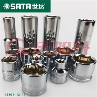 世达（SATA)	12111	10MM系列英制6角套筒7/8" SKU：QXS05318