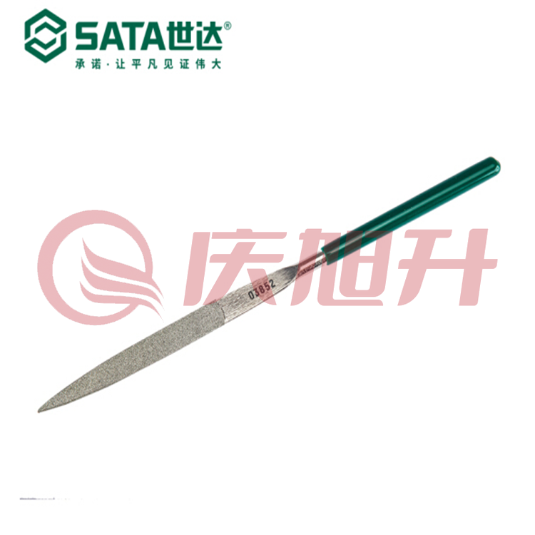 世达  0385 金刚石尖头半圆锉5x180MM SKU：QXS05219