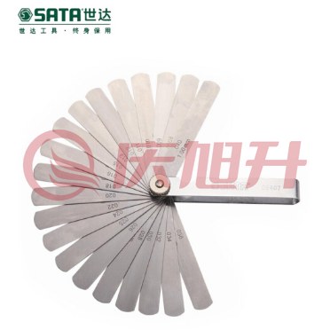 世达（SATA）32件套公英制塞尺0.02-1.00MM货号09407 SKU：QXS05005