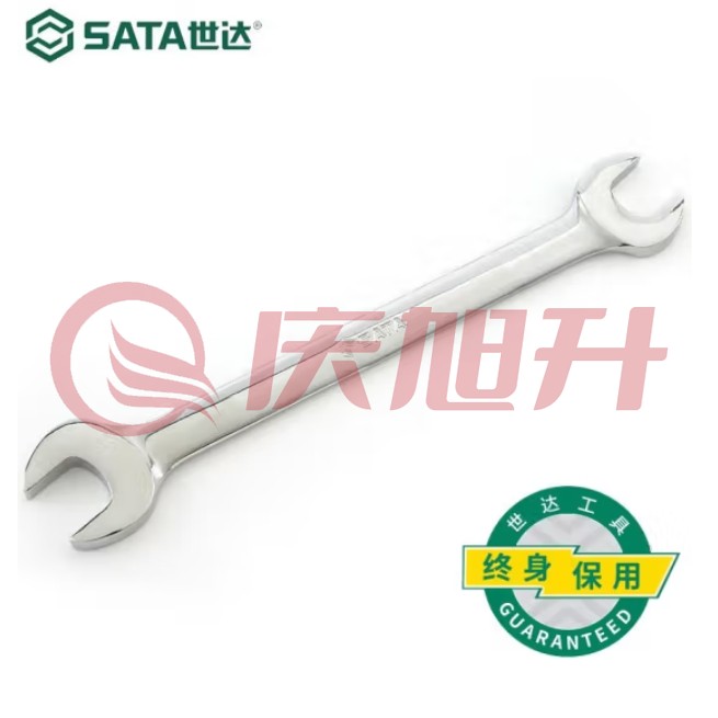 世达（SATA)    41206	全抛光双开口扳手14x17MM SKU：QXS05794