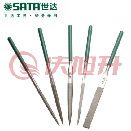 世达（SATA）5件套金刚石整形锉5x180MM货号03850 SKU：QXS05401