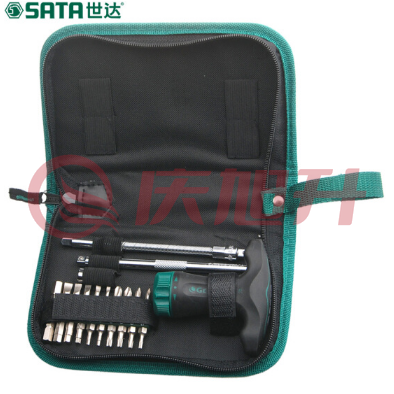 世达（SATA）24件T形柄棘轮螺丝批组套货号09341 SKU：QXS05080