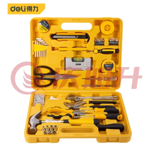 得力48件套工具套装 维修工具箱DL1048J SKU：QXS05836