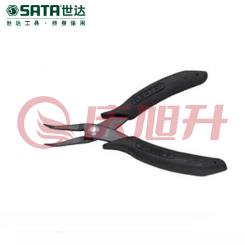 世达（SATA）防静电手柄弯嘴钳5"货号75131 SKU：QXS05258