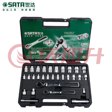 世达（SATA）30件13x20MM系列穿透式套筒组套货号09132 SKU：QXS05171