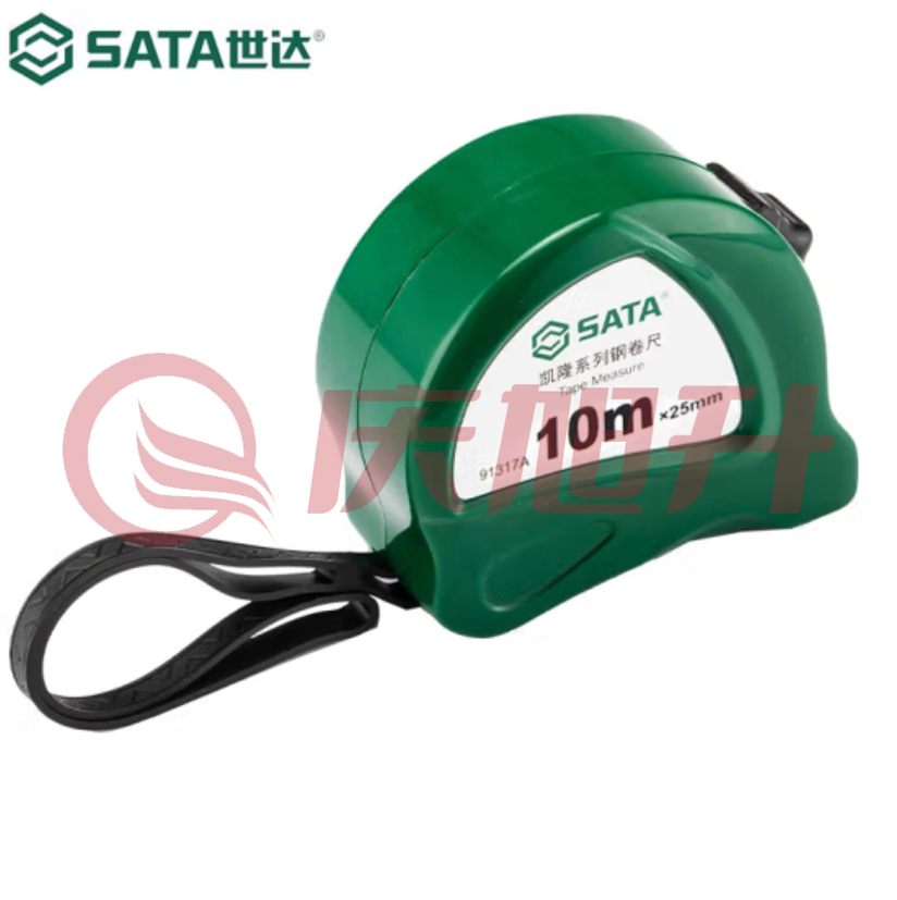 世达（SATA）91317A钢卷尺 盒尺10Mx25MM SKU：QXS05326