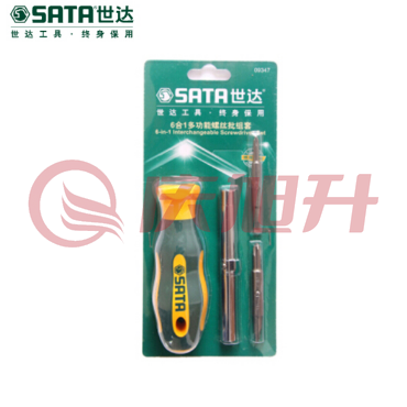 世达（SATA）6合1多功能螺丝批组套货号09347 SKU：QXS05085