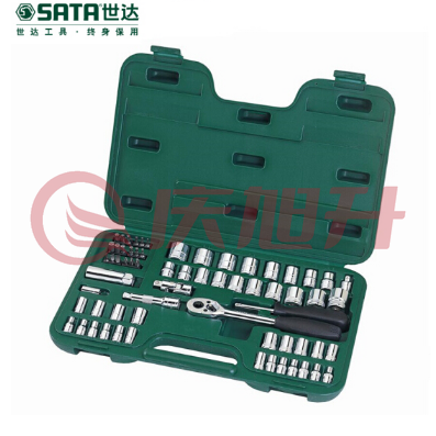 世达（SATA）65件6.3x10MM系列公英制套筒组套 货号09011 SKU：QXS05414