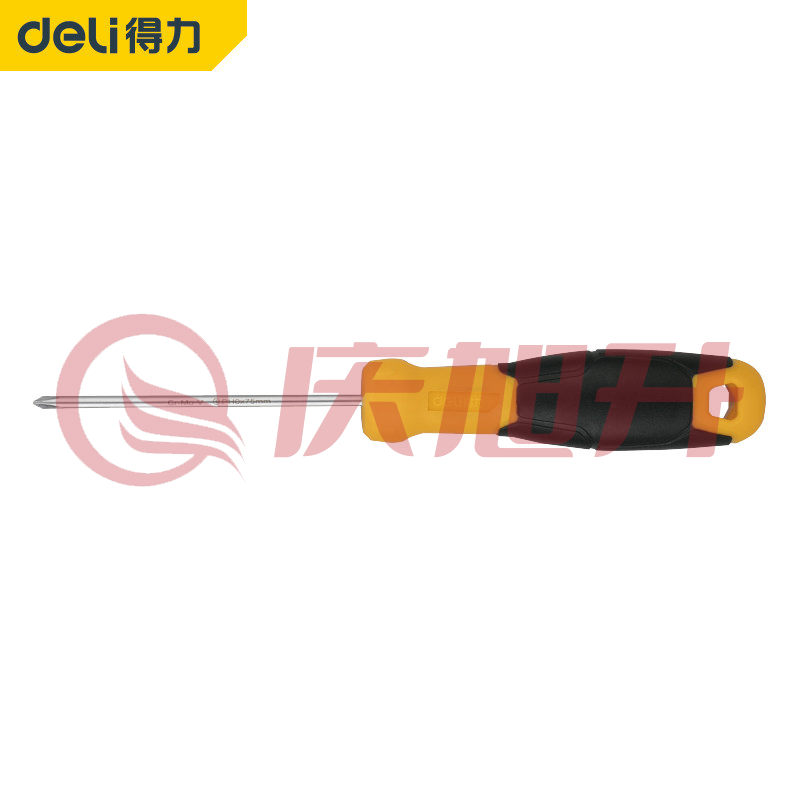 得力DL635100 十字鱼雷柄螺丝批PH1x100mm SKU：QXS07375