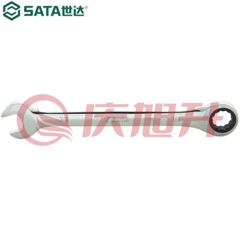 世达（SATA）43108 工具英制全抛光两用快扳3/4