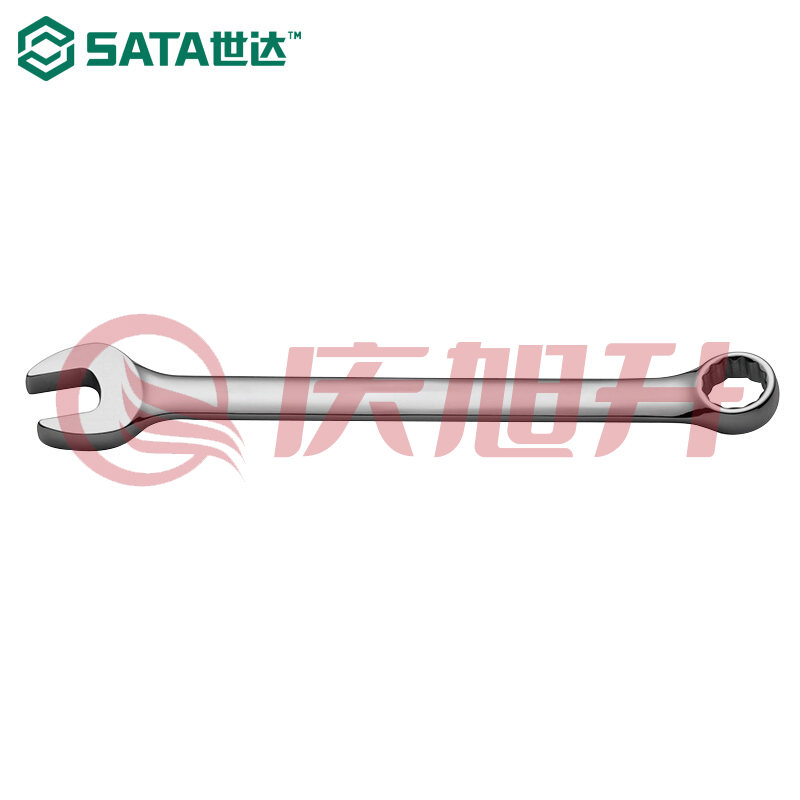 世达（SATA）40203 公制两用开口梅花扳手 银白 8mm 铬钒钢(计价单位:把) SKU：QXS07787