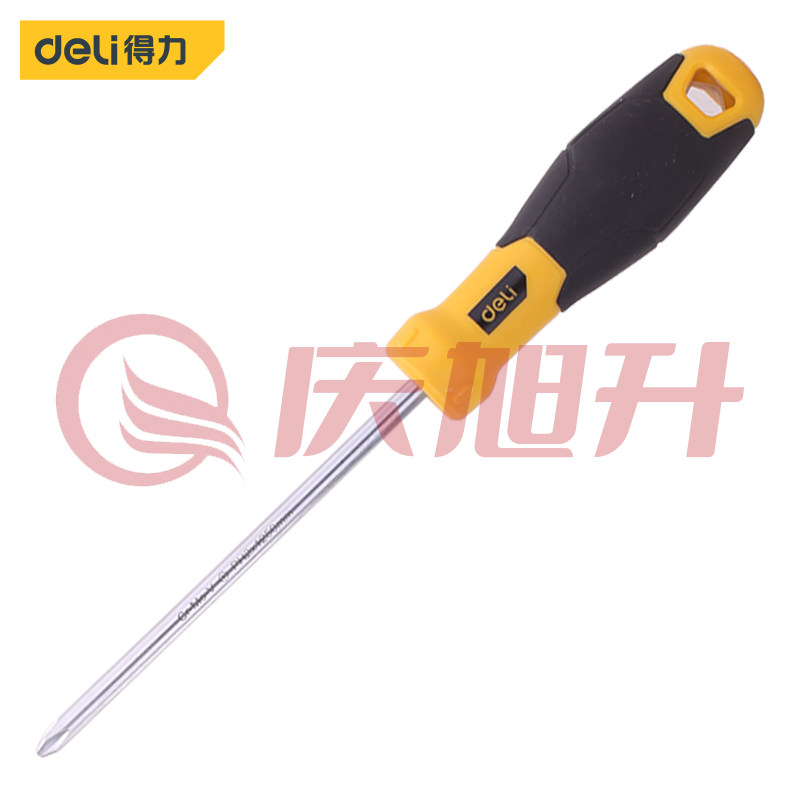 得力DL636100 十字鱼雷柄螺丝批PH2x100mm SKU：QXS07373