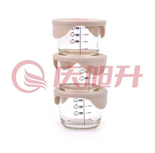 乐扣乐扣（LOCK&LOCK）LLG508S3-儿童玻璃辅食盒-3P-230ML-WHT-CN-8 冷冻冷藏均可 SKU：QXS09442