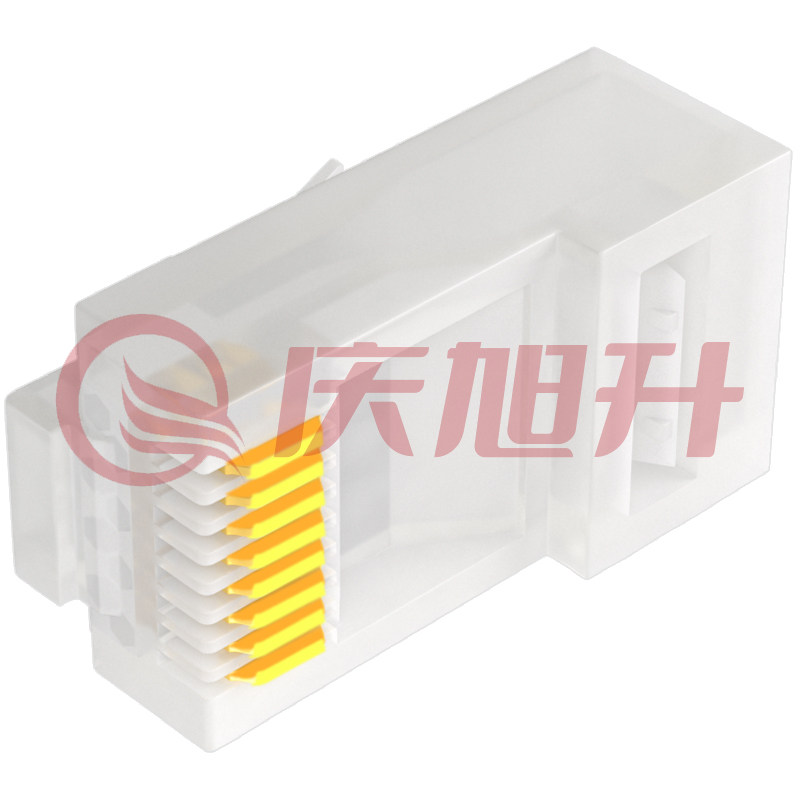 山泽（SAMZHE） SG-6100 六类水晶头 RJ45 CAT6类8P8C网络接线头 100个/盒 SKU：QXS06685