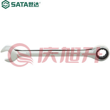 世达（SATA）43208 全抛光两用快扳15MM SKU：QXS07917