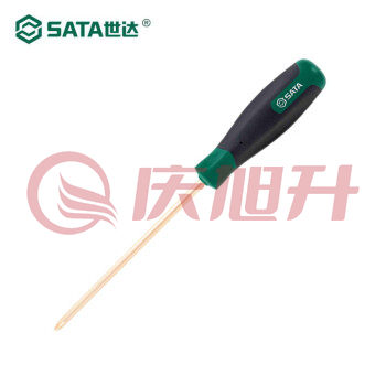 世达(SATA) 31147 铍青铜防爆十字形螺丝批#2x150MM SKU：QXS09024