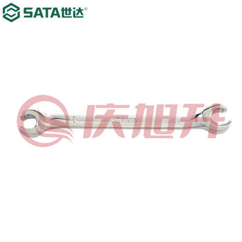 世达（SATA）48203 全抛光油管扳手16x17MM SKU：QXS08473