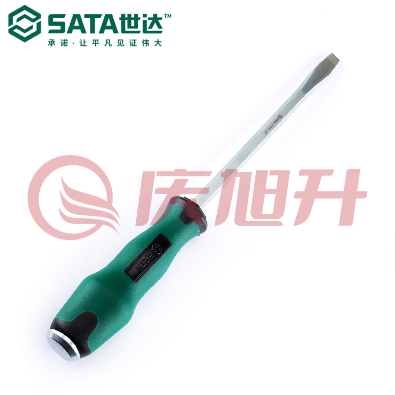 世达 61603 T系列一字形穿心螺丝批6*100mm（计价单位：把） SKU：QXS07861