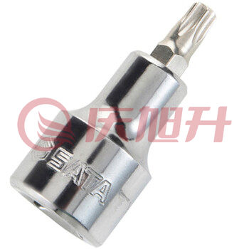 世达 （SATA）24103 12.5MM系列50MM长花形旋具套筒T27 SKU：QXS08674