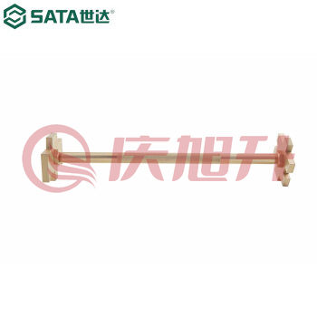 世达（SATA）31194 铍青铜防爆双头油桶扳手70x95x350MM SKU：QXS09043