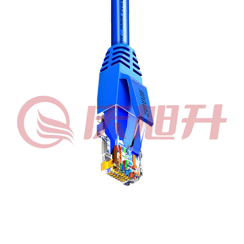 山泽（SAMZHE)TMA-6800CAT6类六类千兆八芯双绞成品网线蓝色80米 SKU：QXS06614