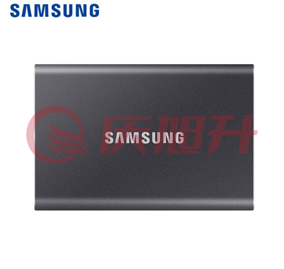 三星（SAMSUNG) 2TB Type-c移动硬盘 固态PSSD 超极速NVMe高速传输1050MB/秒 T7 太空灰 MU-PC2T0T SKU：QXS06960