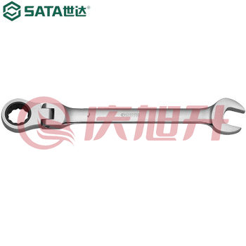 世达（SATA）46407 全抛光活头两用棘轮开口梅花扳手快速扳手工具16MM SKU：QXS07936